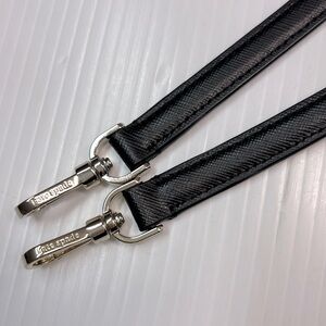Kate Spade Black Leather Adjustable Shoulder Strap